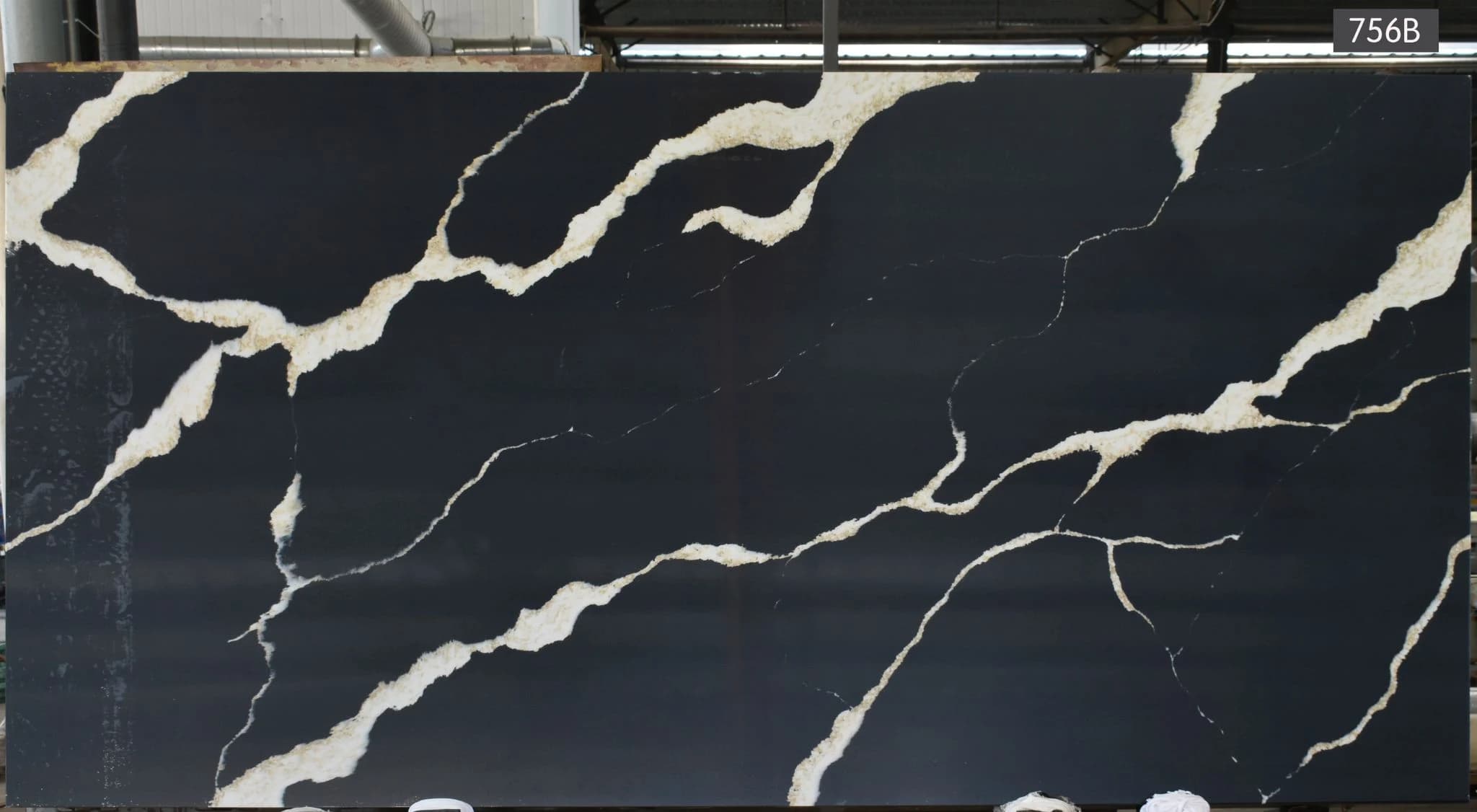Black Dragon slab by Lucent Quartz