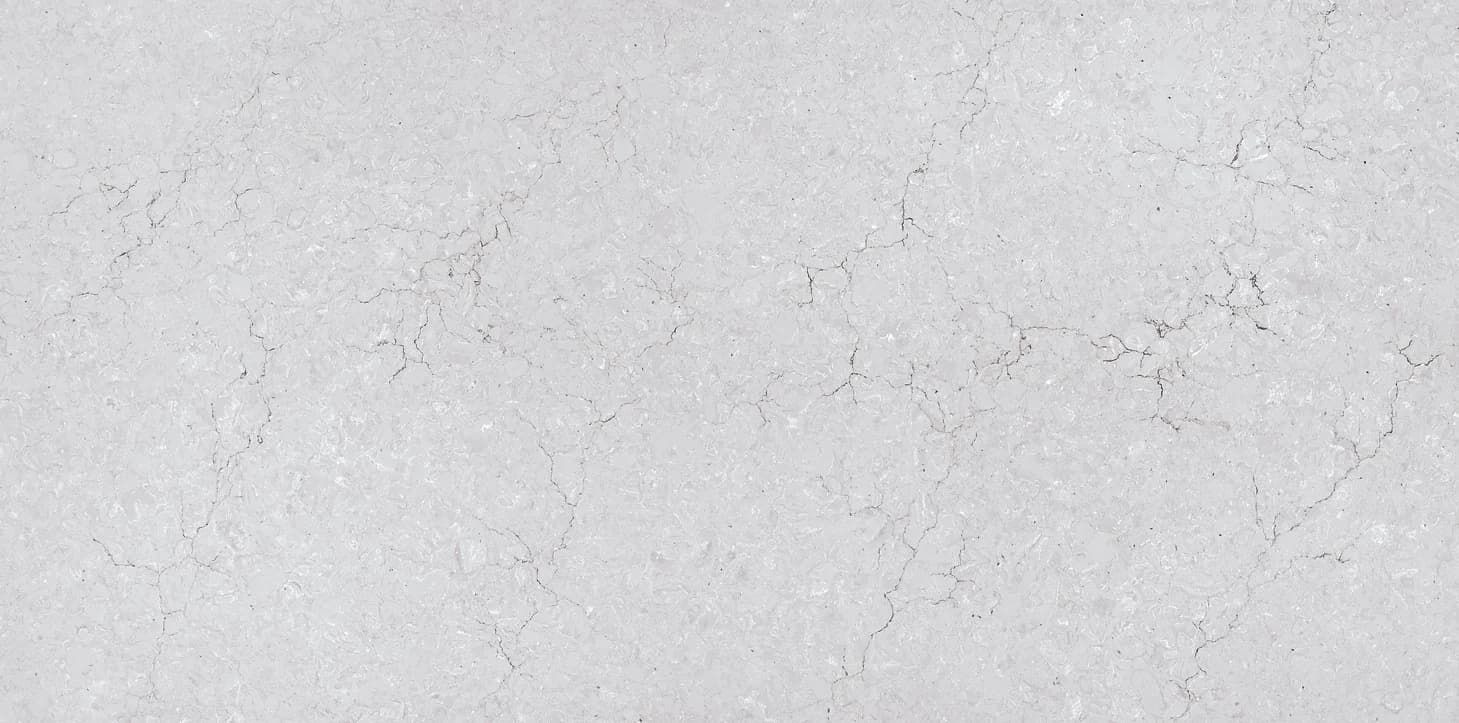 Princess White Leather slab by Lucent Quartz