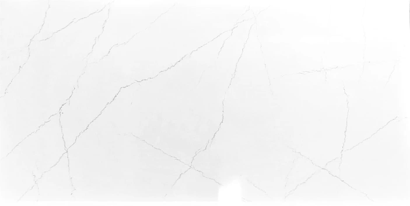 White Marquina slab by Lucent Quartz