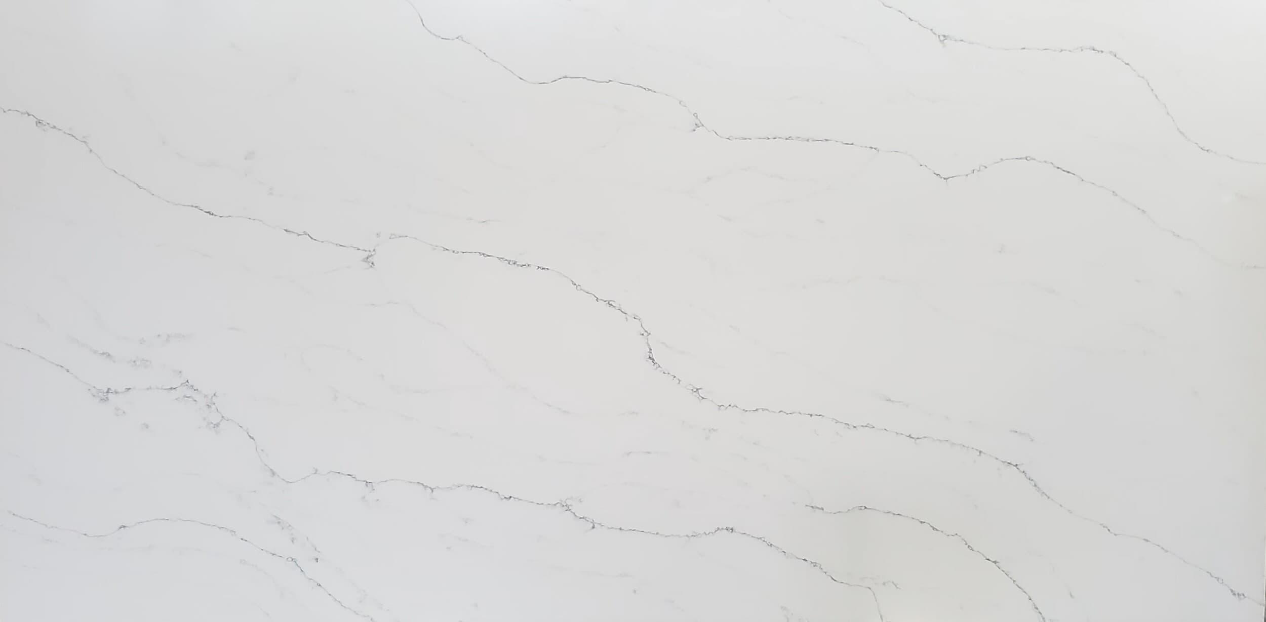 Alpine White slab by Zenith Quartz