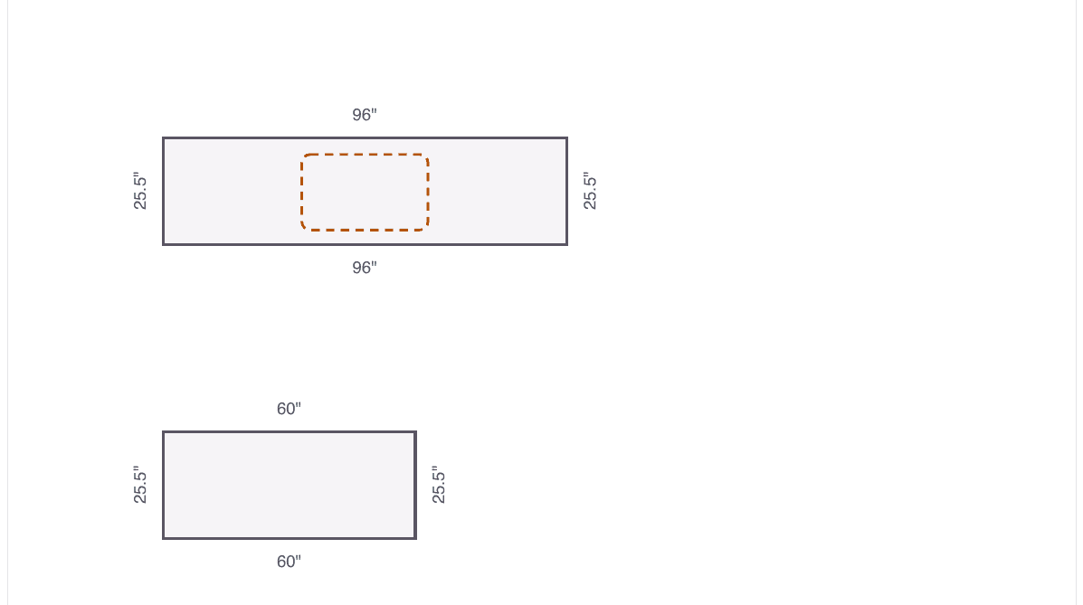 Estimator drawing: Condo galley kitchen, 28 sq ft