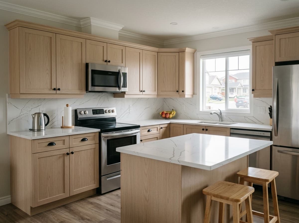 Calacatta Extra by HanStone — modern kitchen