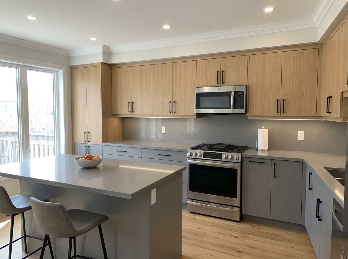 Eclipse Grey by Lucent Quartz — modern kitchen