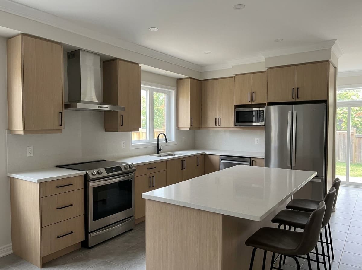 Snow White by Lucent Quartz — modern kitchen