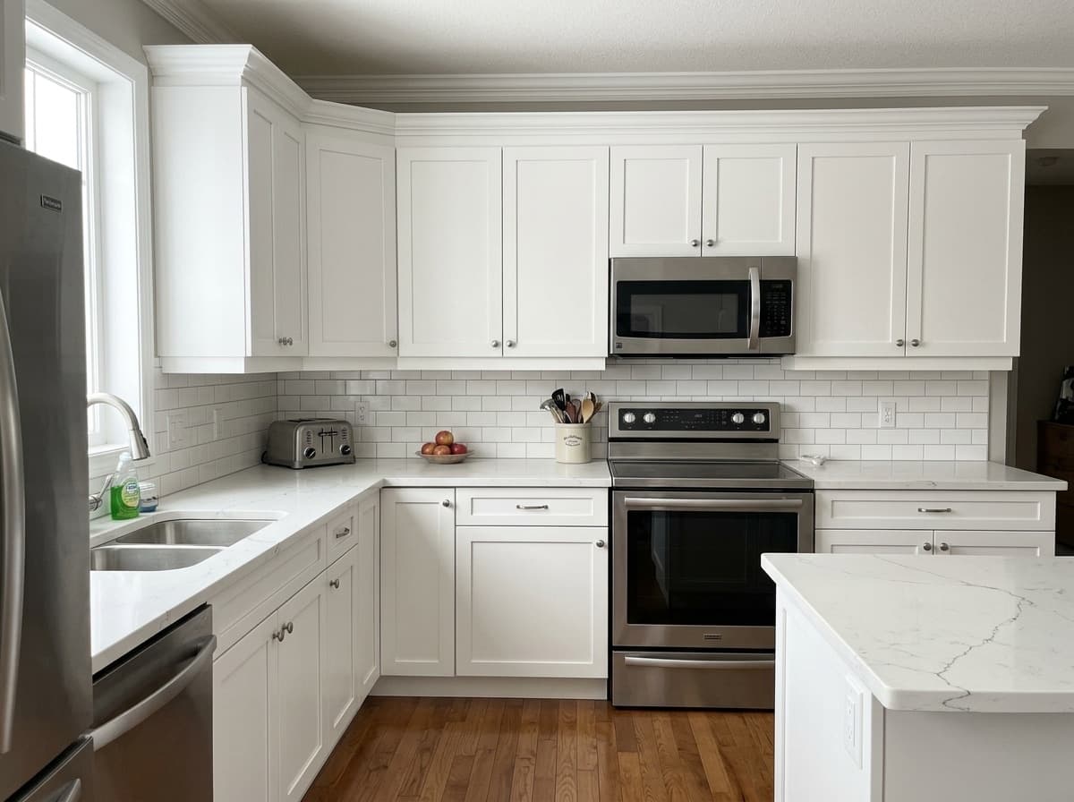 Venato by Lucent Quartz — everyday kitchen