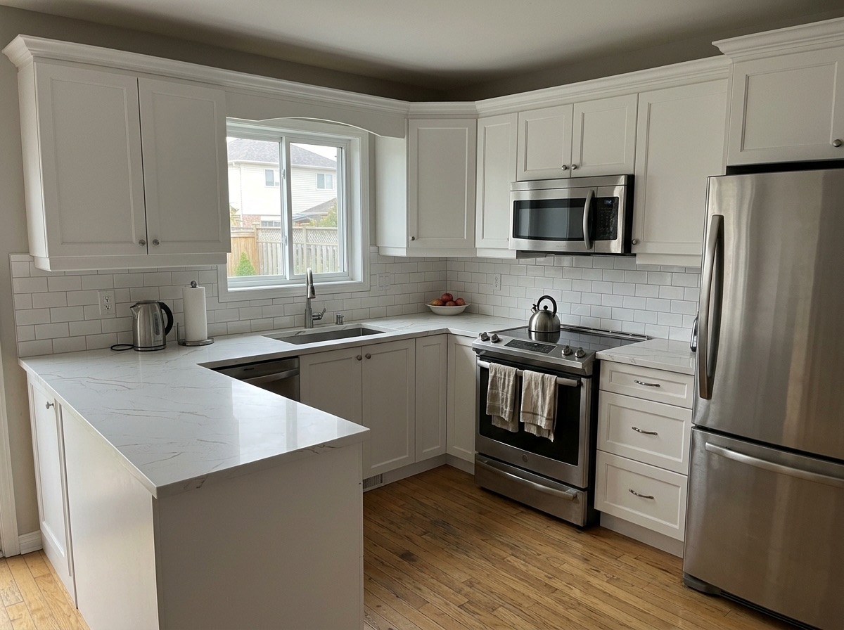 Calacatta Extra by HanStone — everyday kitchen