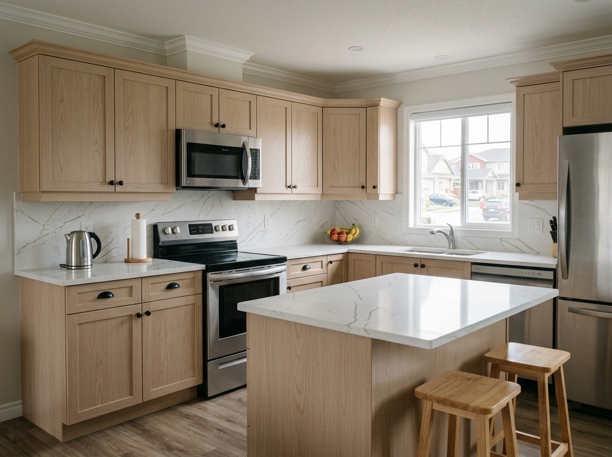 Calacatta Extra by HanStone — modern kitchen