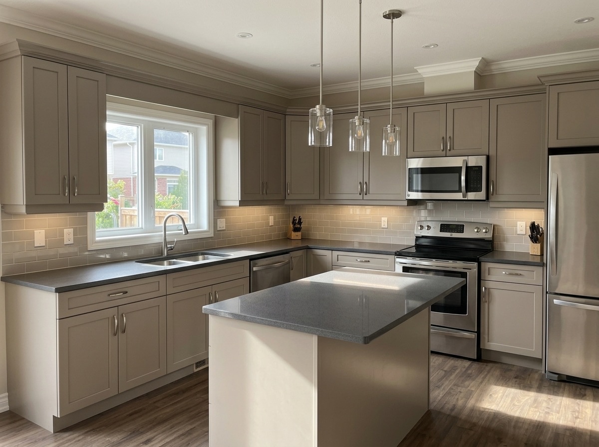 Concrete by Lucent Quartz — second kitchen