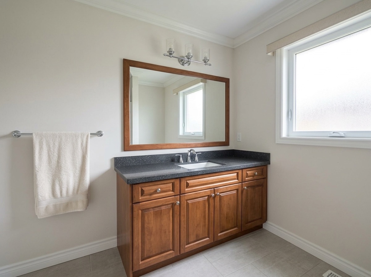 Dark Crystal by Lucent Quartz — bathroom vanity