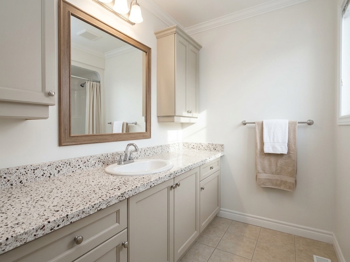 Droplets by Lucent Quartz — bathroom vanity