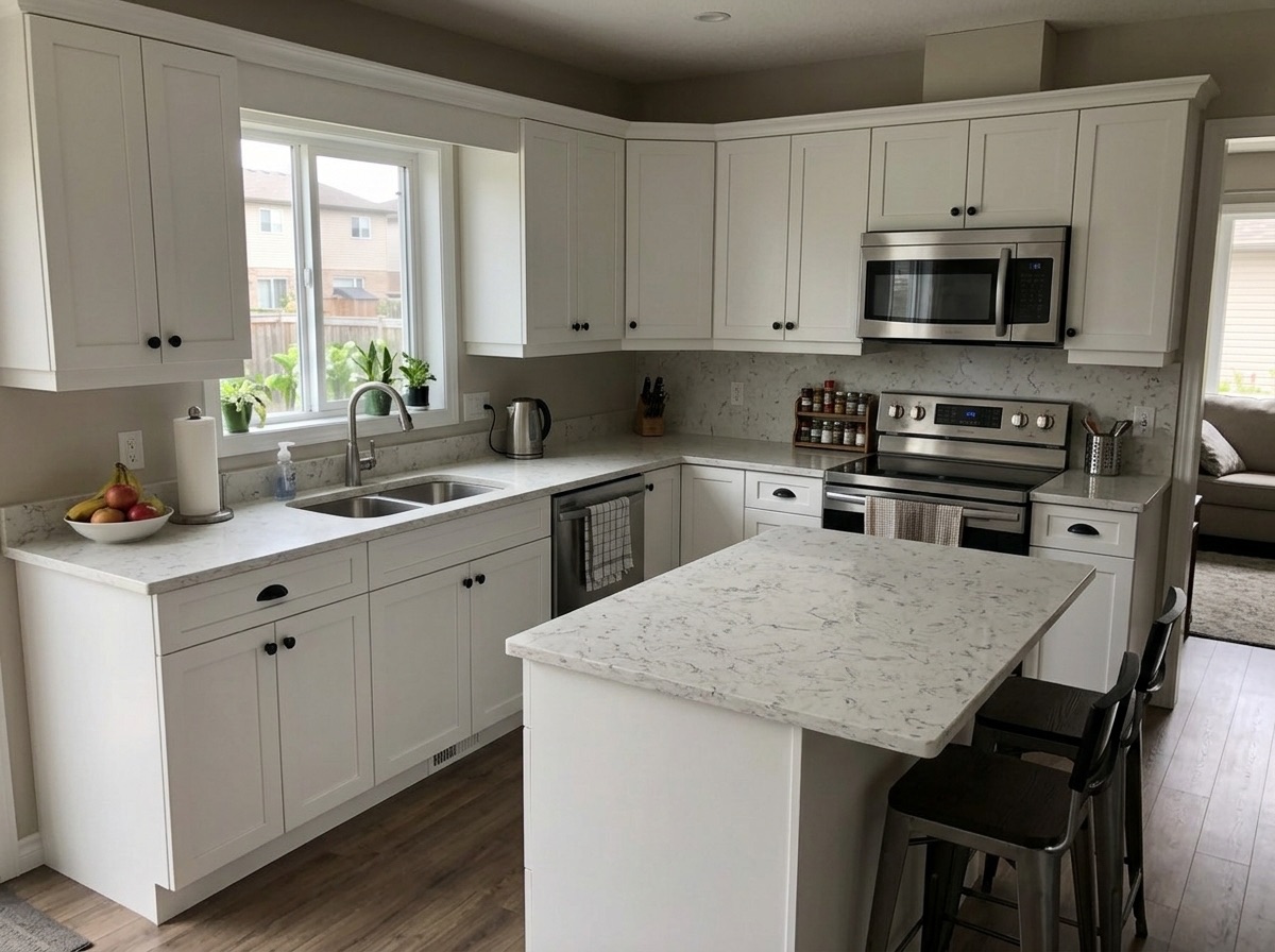 Perfect Storm by Lucent Quartz — modern kitchen
