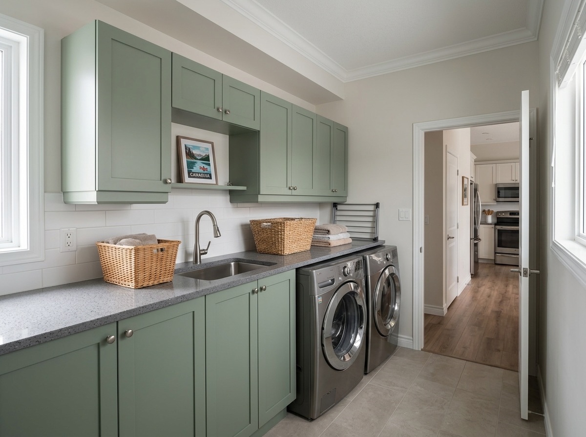 Silver Sparkle by Lucent Quartz — laundry room