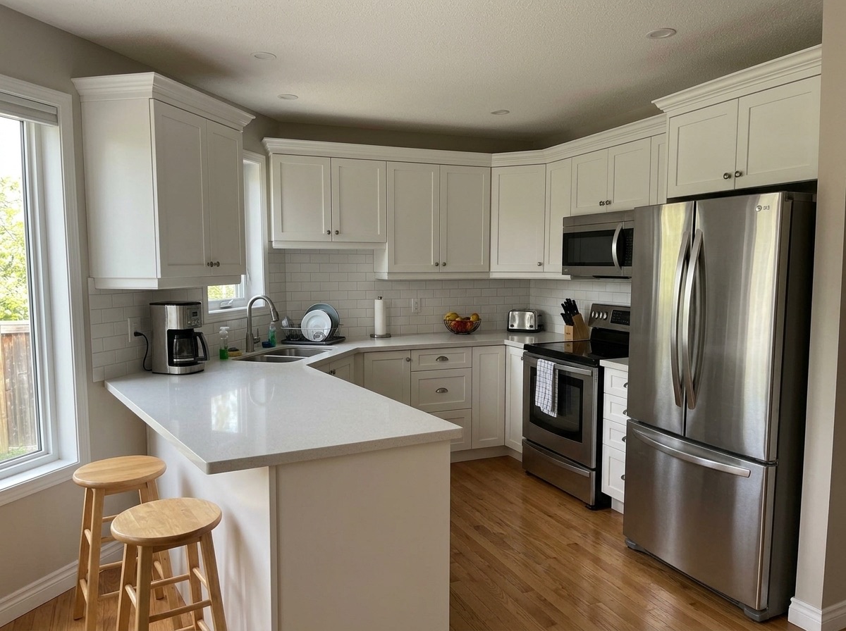 Snow White by Lucent Quartz — everyday kitchen
