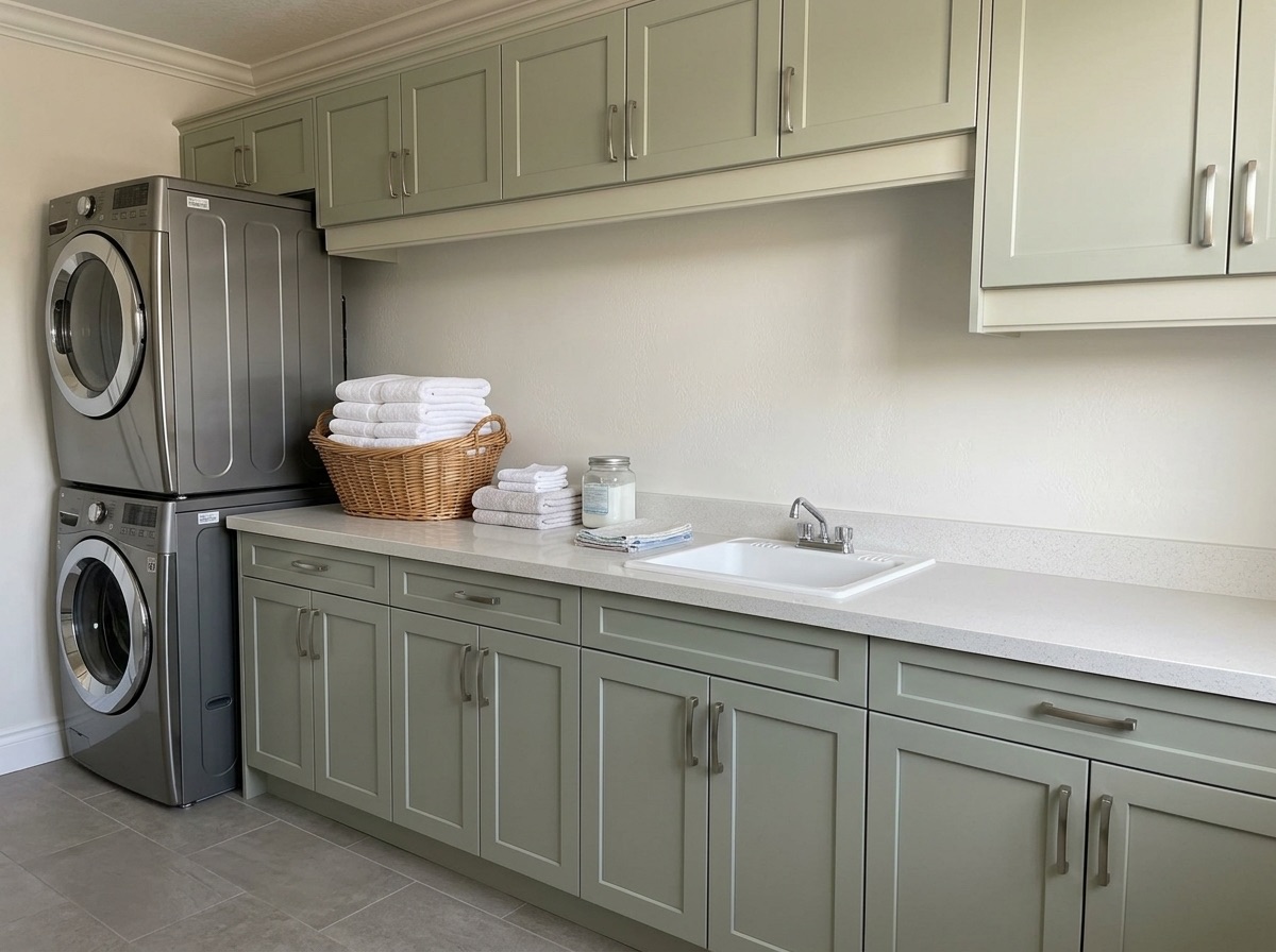 Snow White by Lucent Quartz — laundry room