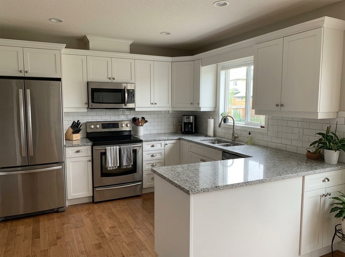Snowfall by Lucent Quartz — everyday kitchen